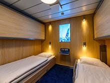 4-berth comfort class inside cabin